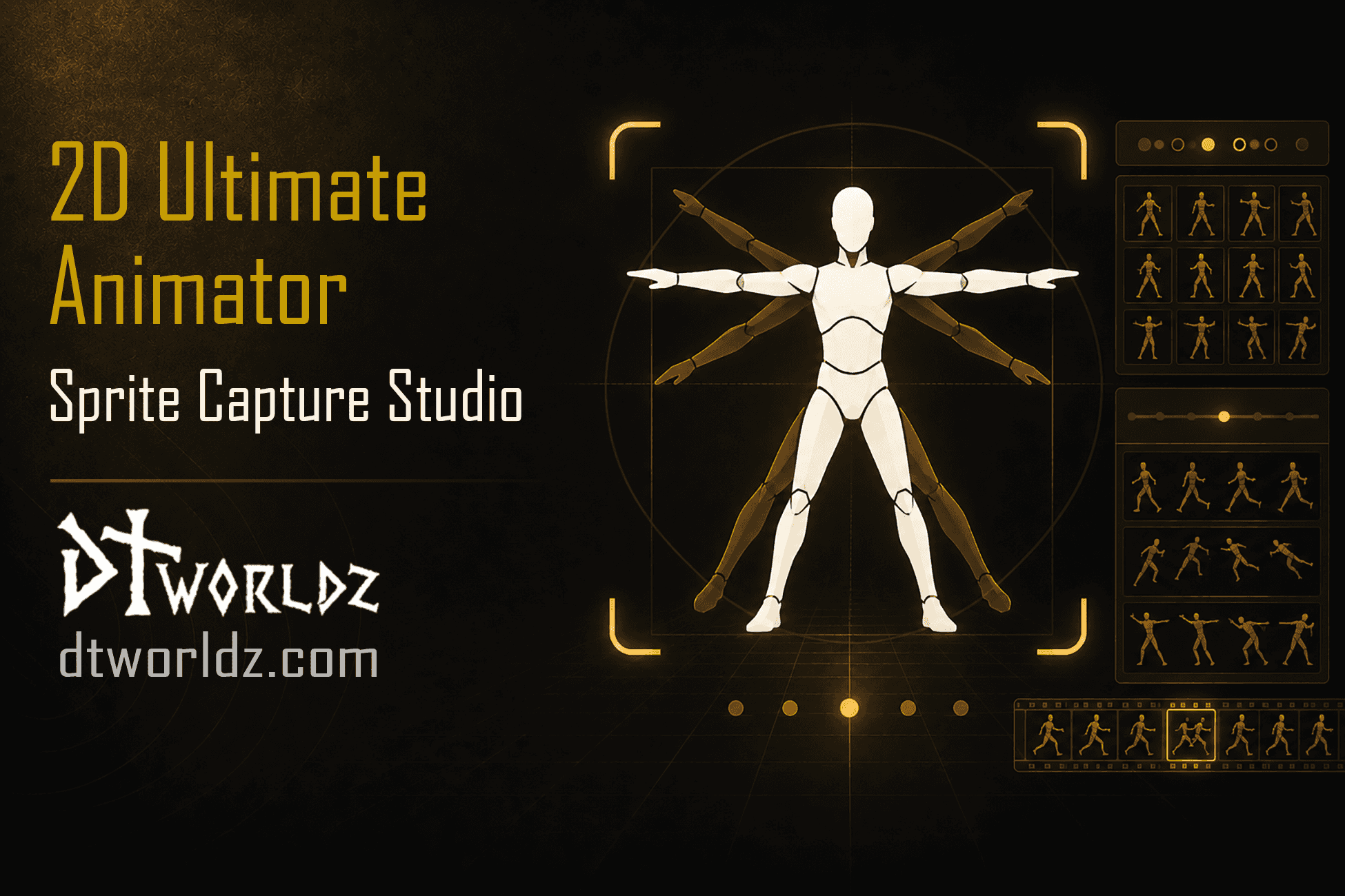 2D Ultimate Animator character and directional sprite workflow.